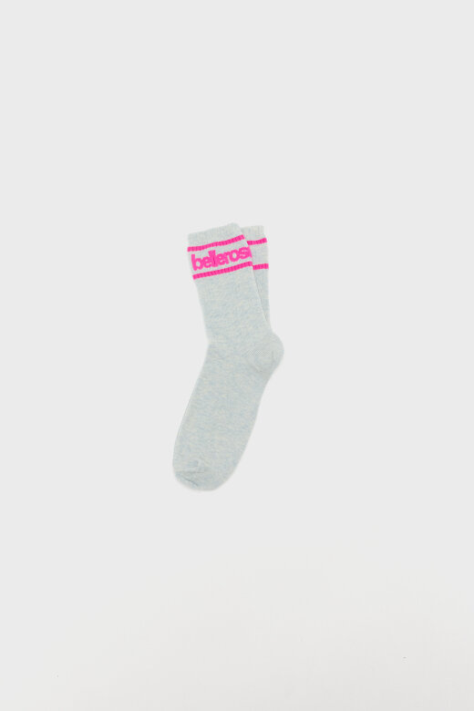 Bellerose | Socks | grey/fluor roze