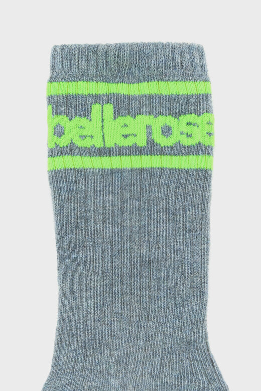 Bellerose | Socks | grey/fluor lime