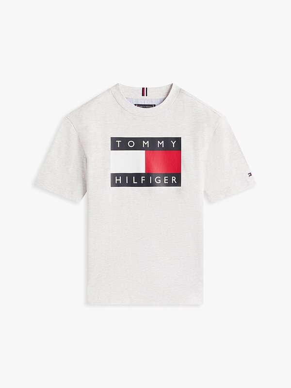 Tommy Hilfiger | Heritage flag t-shirt | grey mele