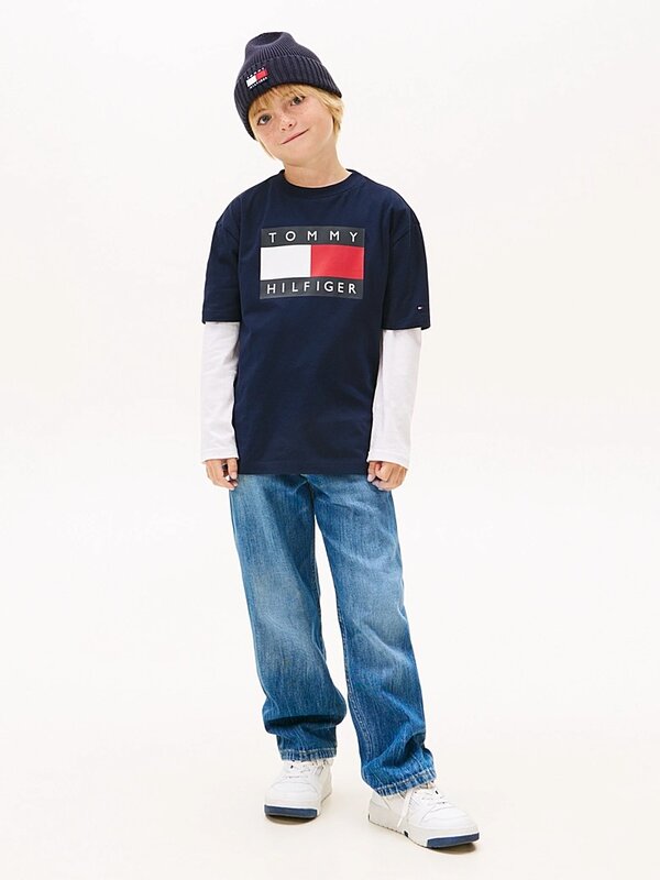 Tommy Hilfiger | Heritage flag t-shirt | Navy