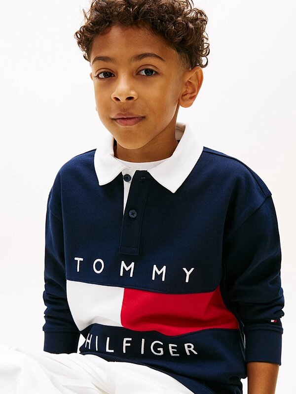 Tommy Hilfiger | Heritage flag rugbypolo | Navy