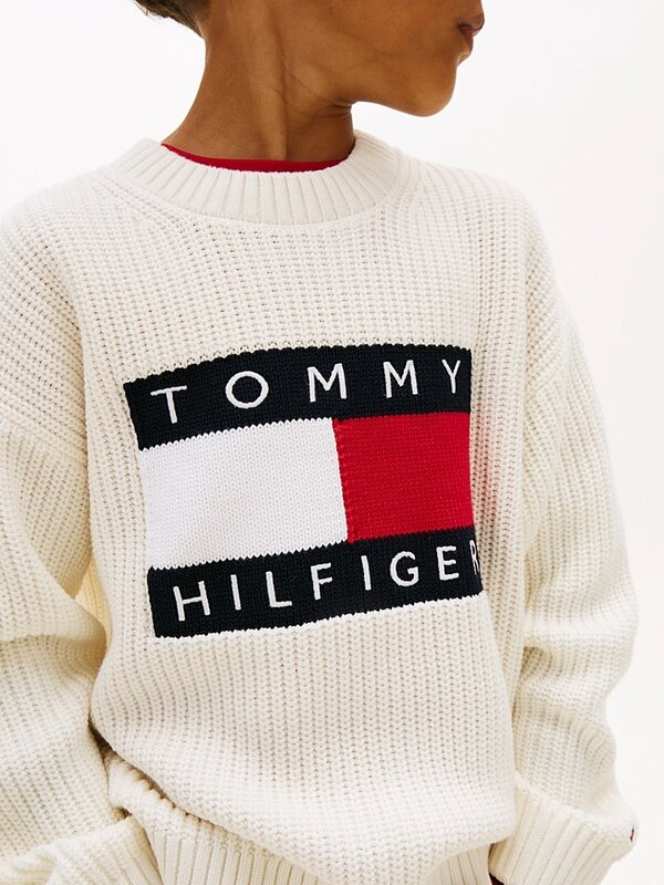Tommy Hilfiger | Heritage flag knit | Ivory