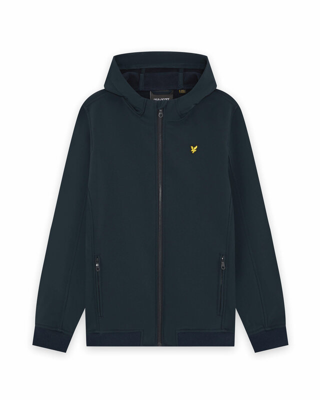Lyle & Scott | Softshell hooded jacket | Black