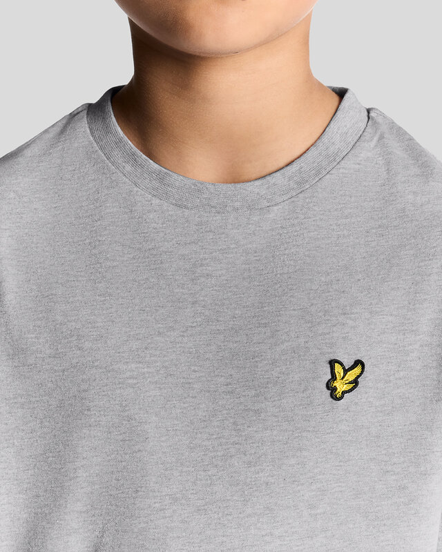 Lyle & Scott |Plain basic Tshirt | Light Grey Marl