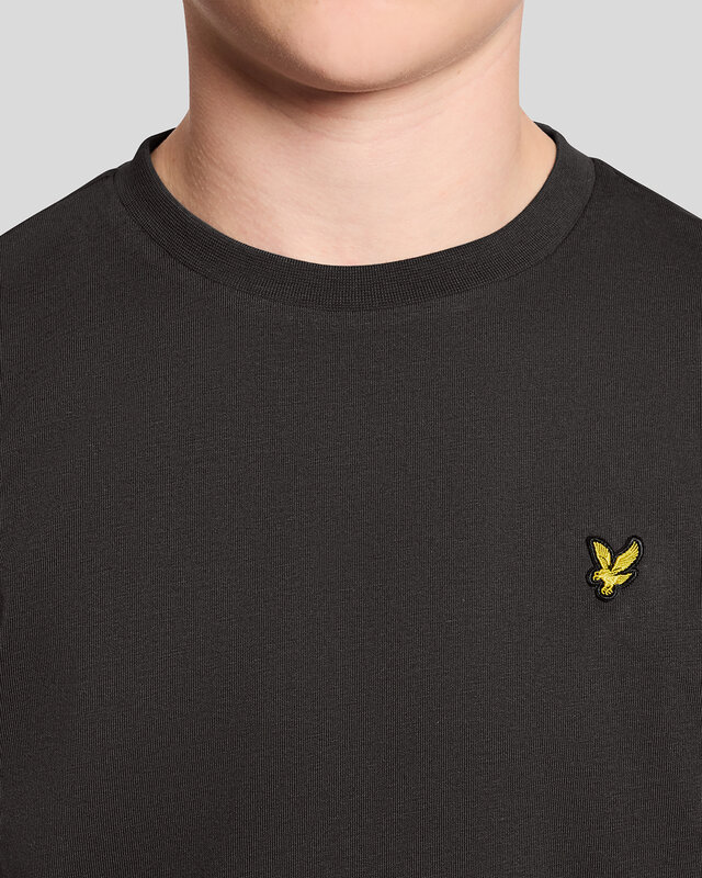 Lyle & Scott |Plain basic Tshirt | Gun metal