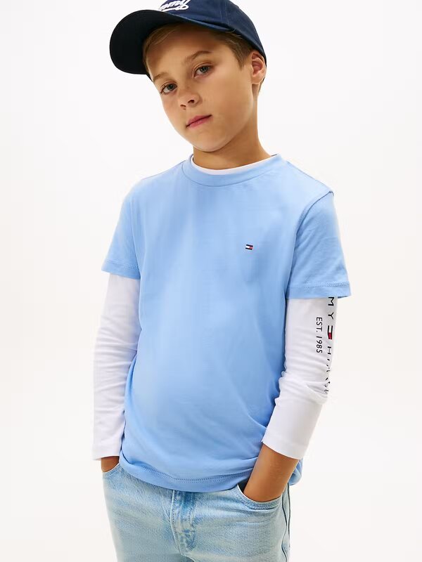 Tommy Hilfiger | Basic Essential Tee | Sweet blue