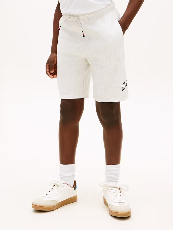 Tommy Hilfiger | Varsity  jog short| Light grey mele