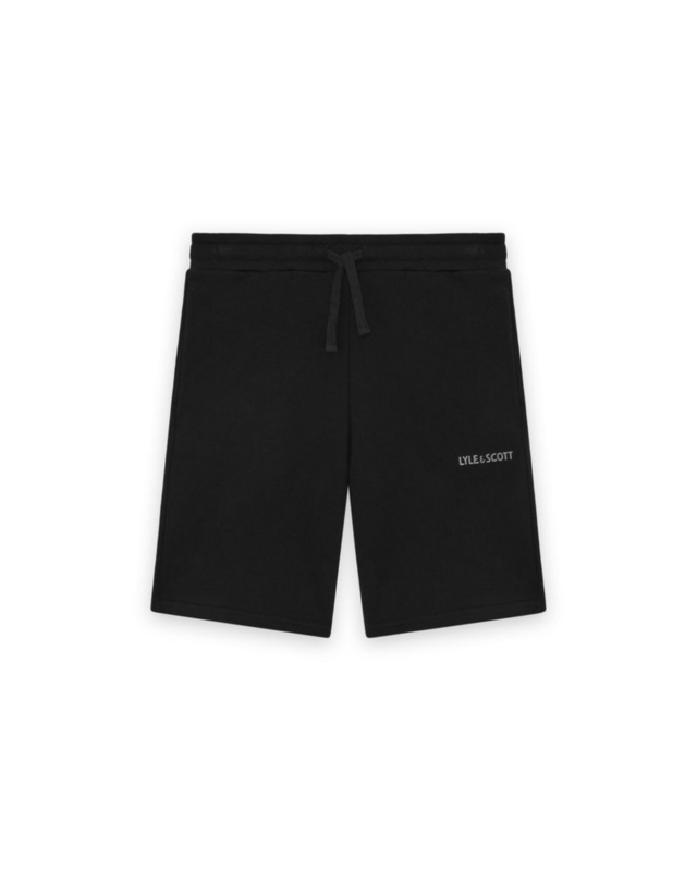 Lyle & Scott |Logo print short | Jet black