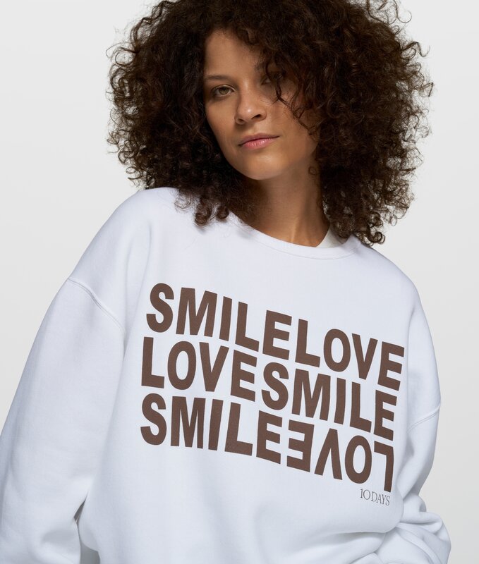 10Days | Smile love sweat | White