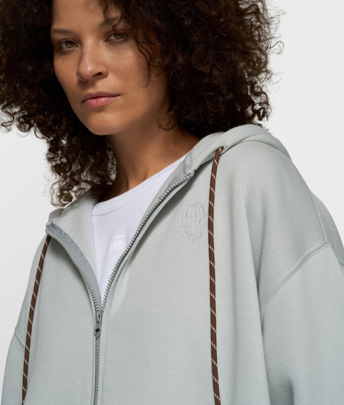 10Days | Statement zip hoodie|  Clean blue