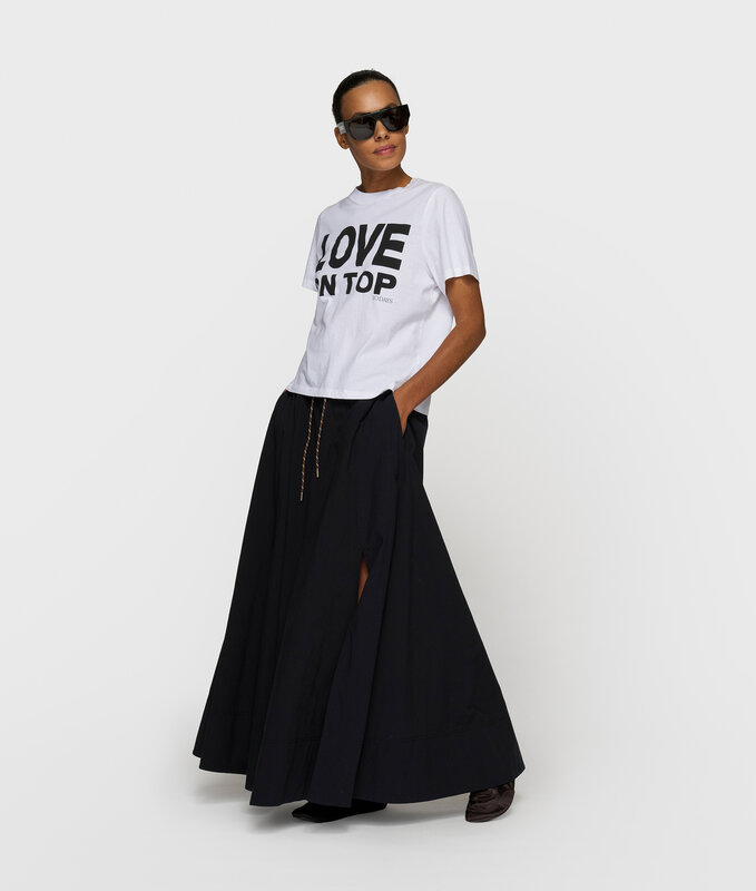 10Days | Poplin skirt | Black