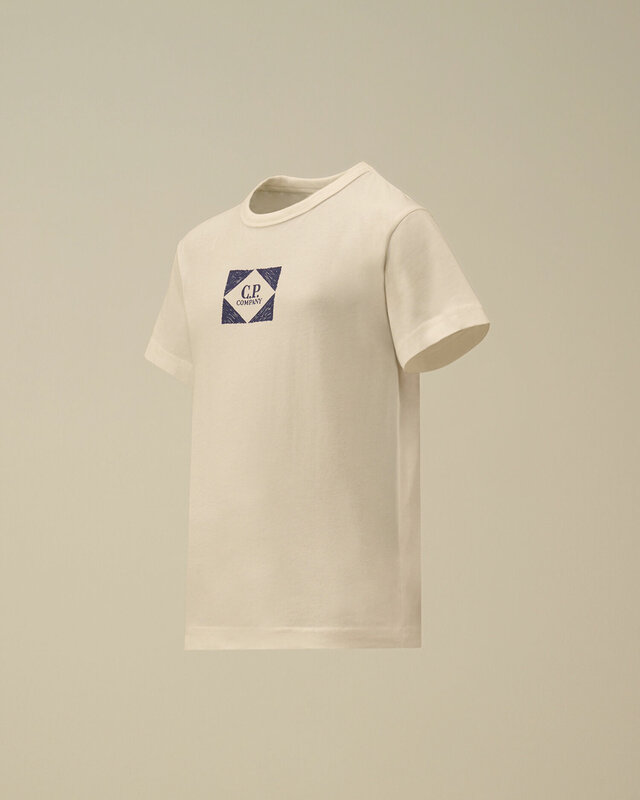 CP Company | Artwork  tee | Gauze white