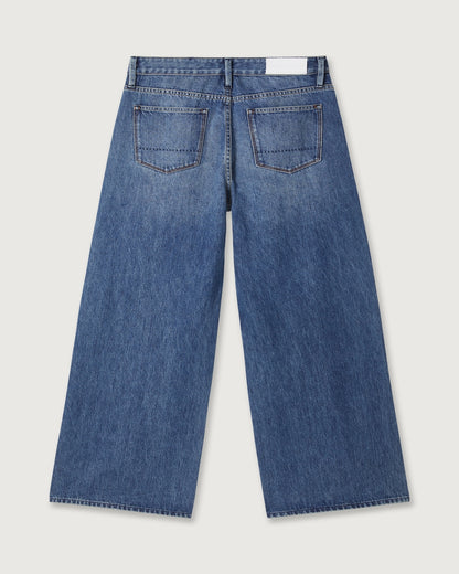Denham | Keira Wide Leg Jeans - Mid Blue