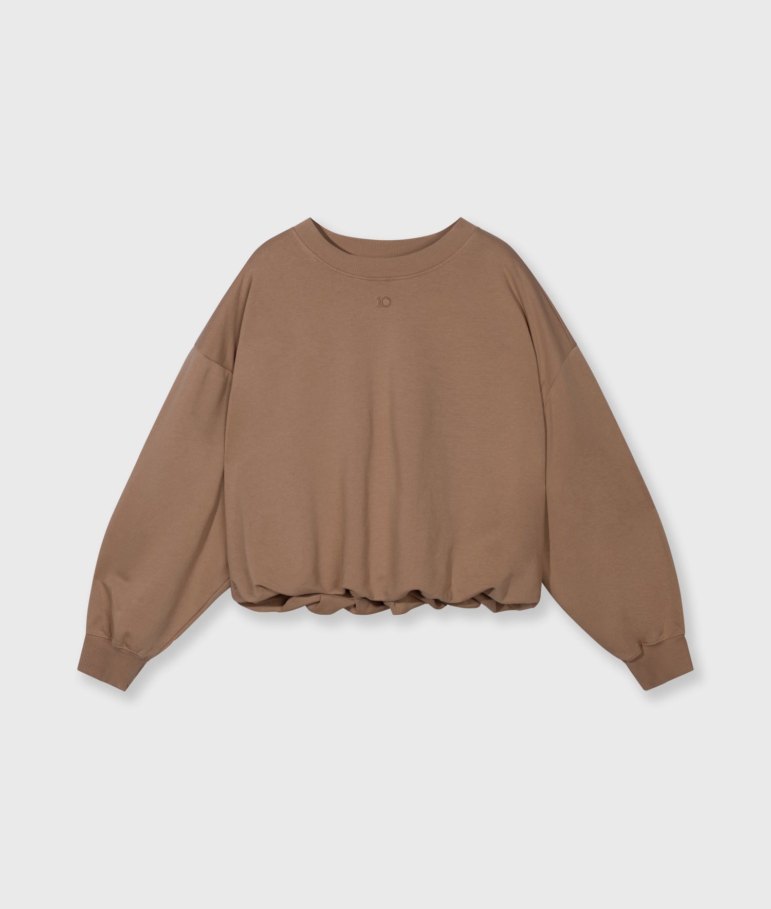 10Days | Pleated Sweater | Light Fudge