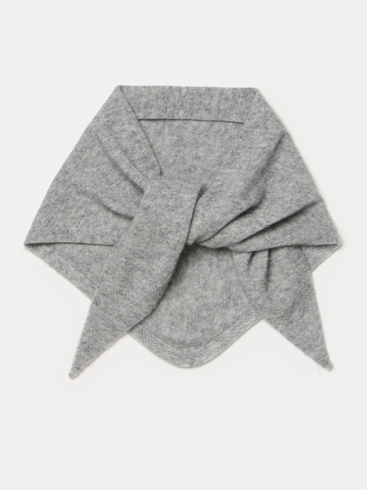 Cosy Sjaalmania | Triangle Small Mid Grey Melee