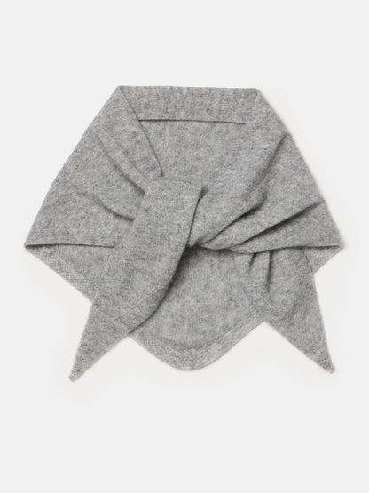 Cosy Sjaalmania | Triangle Small Mid Grey Melee