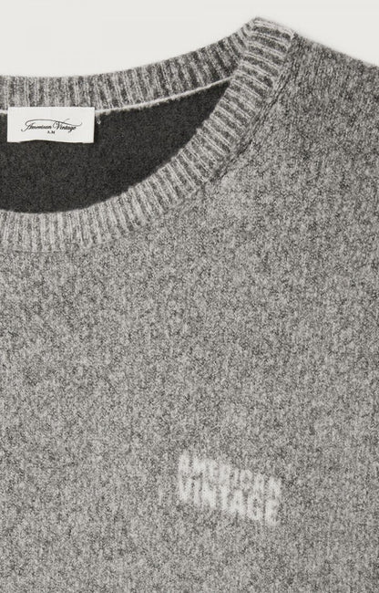 American vintage |  DAM18 knit grijs mele