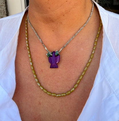 Little Dove Green Necklace