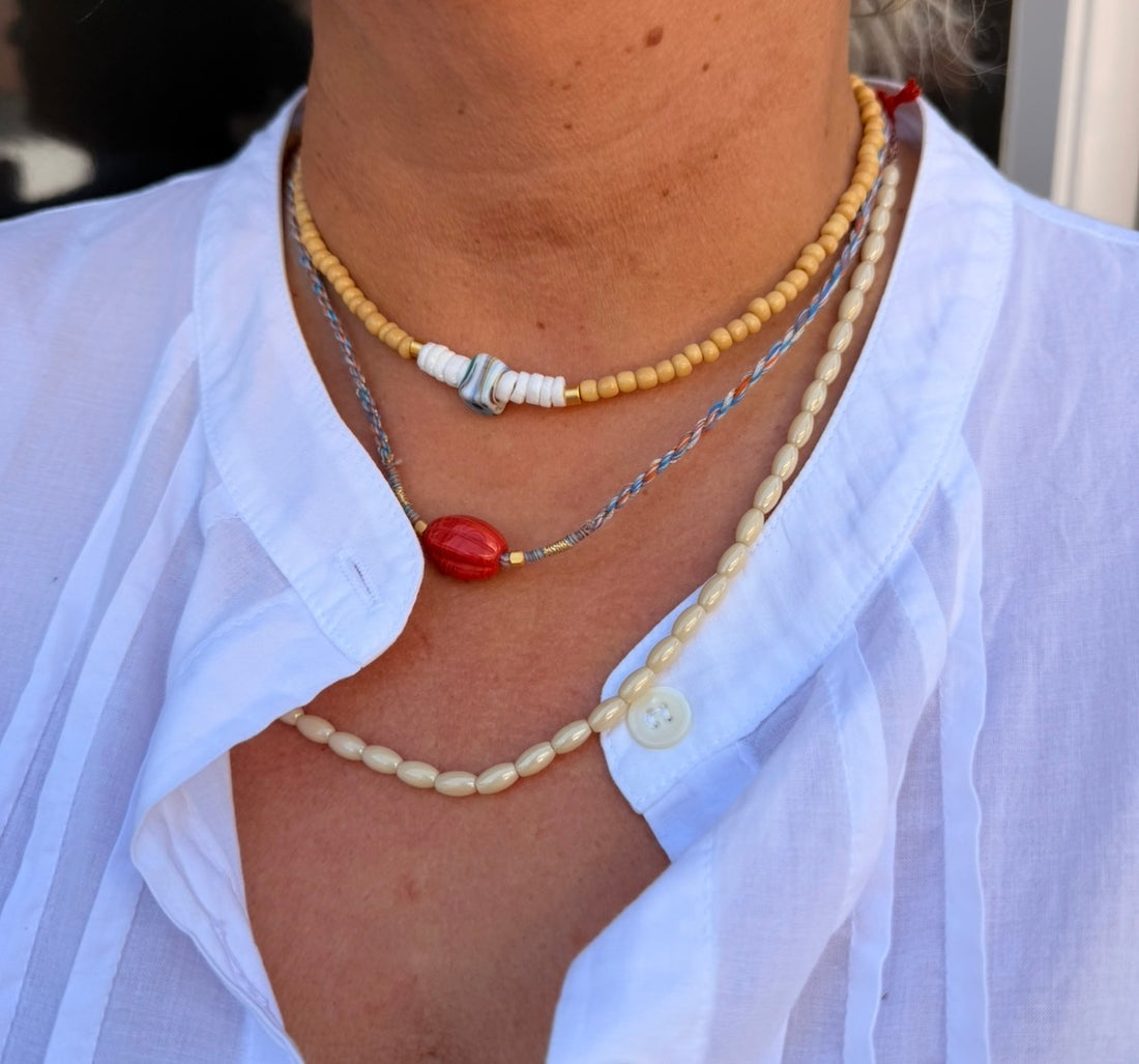 Orange stone Necklace