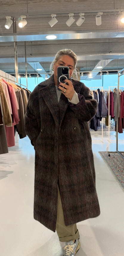 Zenggi | Wool Check Coat