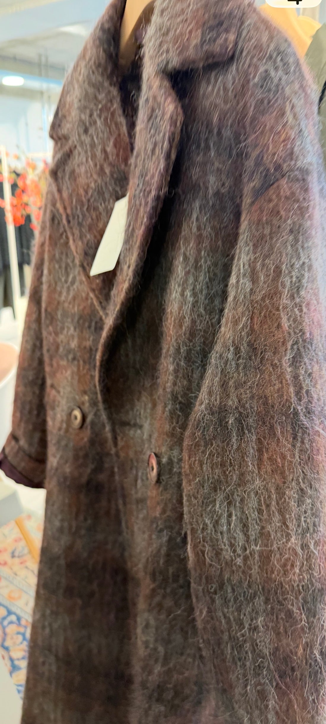 Zenggi | Wool Check Coat