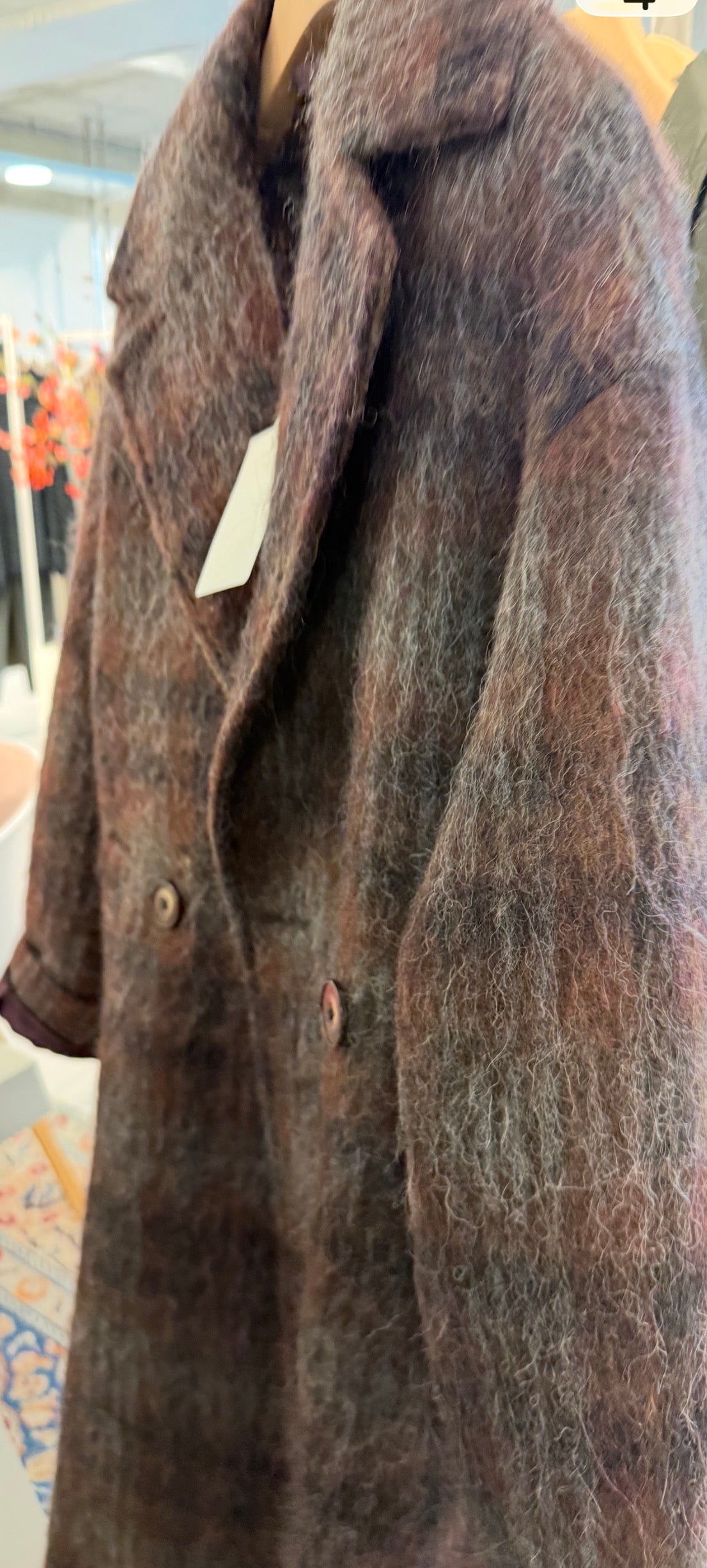 Zenggi | Wool Check Coat