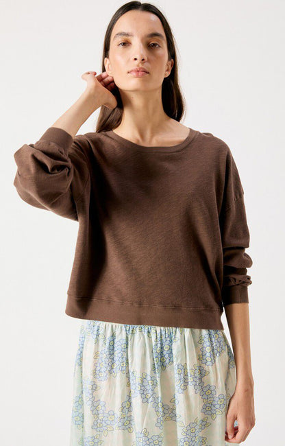 American Vintage | Long Sleeve Sonoma Kastanje bruin