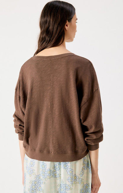 American Vintage | Long Sleeve Sonoma Kastanje bruin