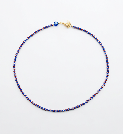Lucky One Blue Necklace