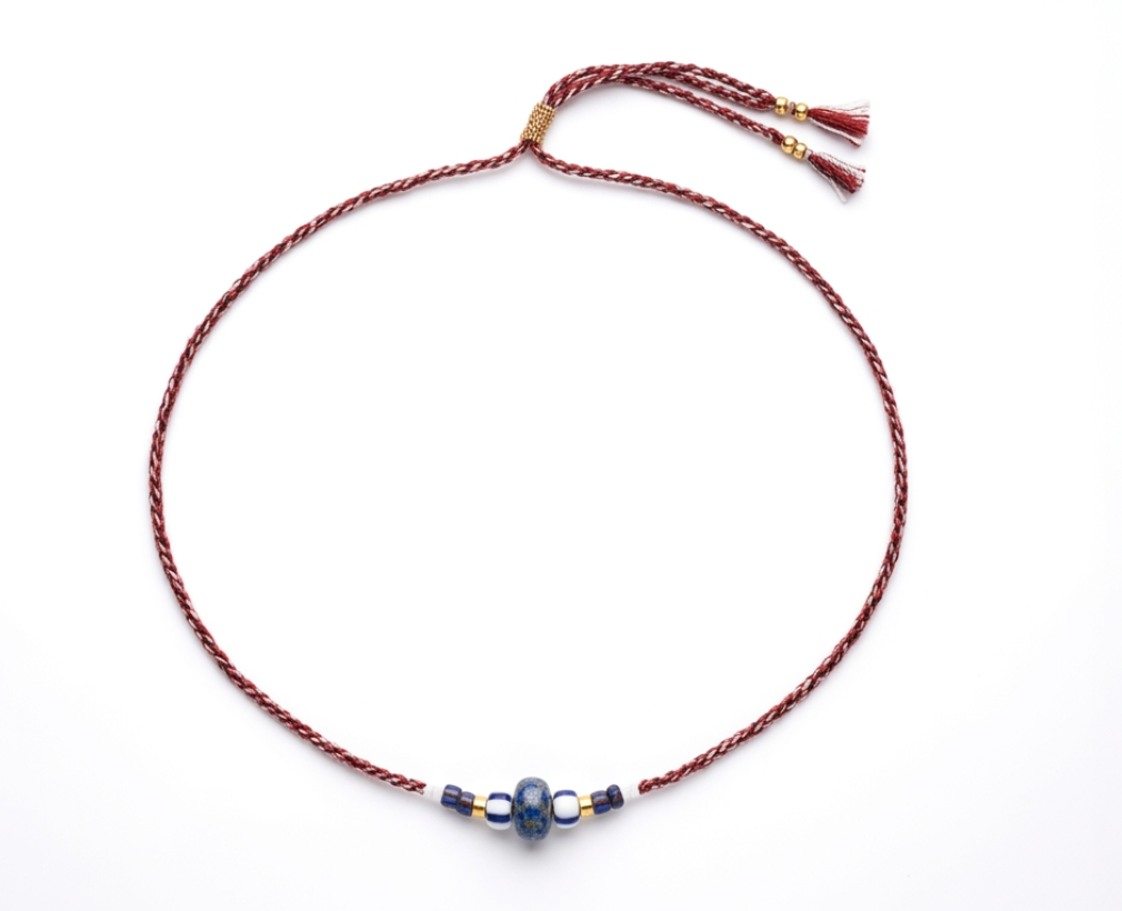 Indigo Bordeaux Necklace