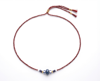 Indigo Bordeaux Necklace