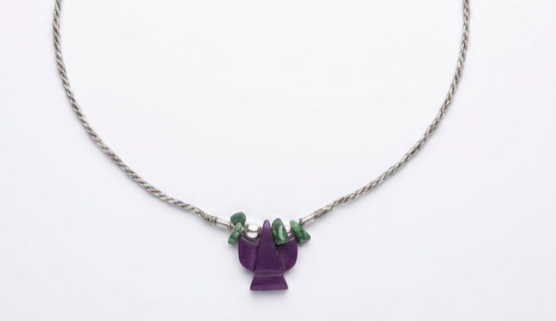 Little Dove Green Necklace