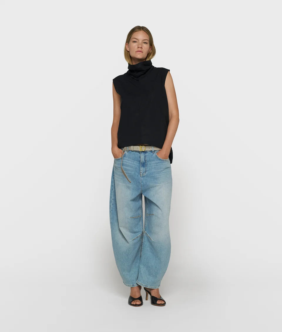 10Days | Wide tapered denim pants