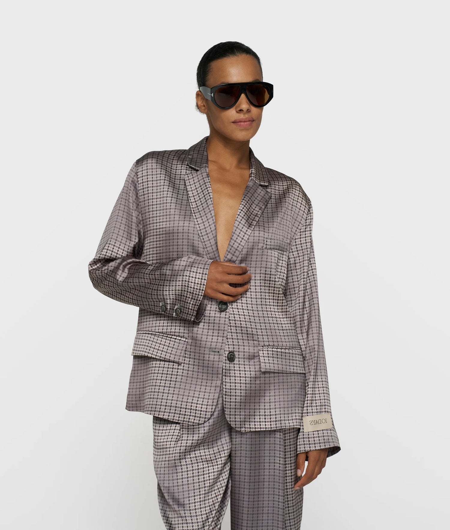10Days | Fluid blazer check