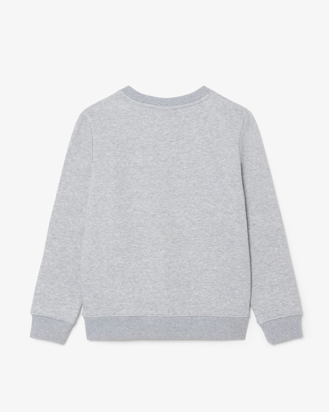 Lacoste Unisex Crewneck Sweater Grijs Melange achterkant
