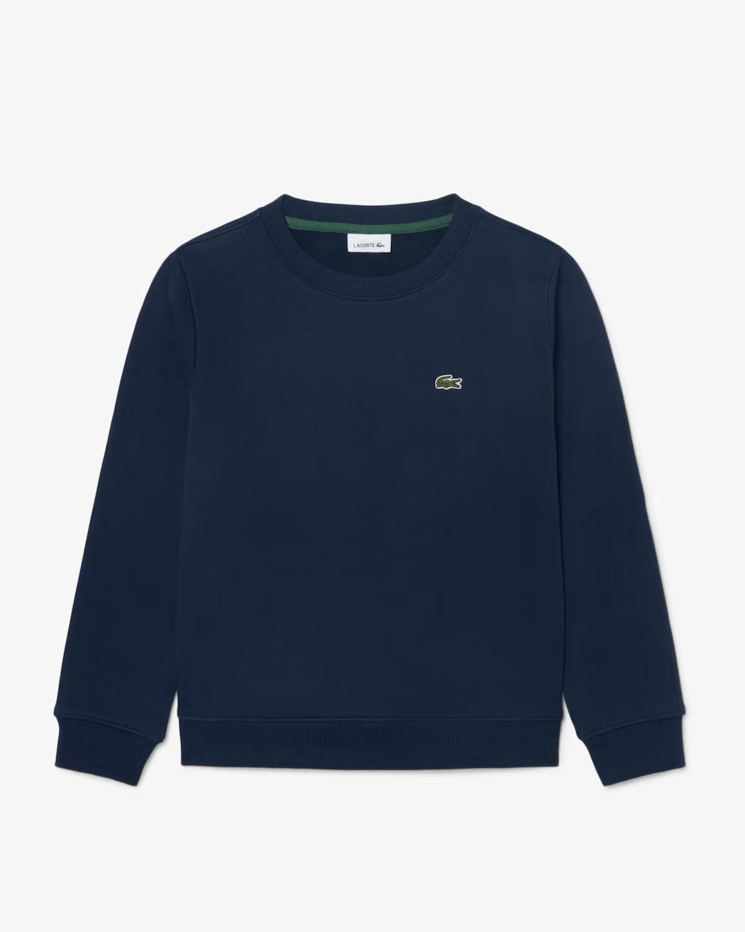 Lacoste Unisex Crewneck Sweater Navy Blauw voorkant