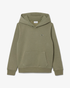 Lacoste Unisex Fleece Hoodie Khaki Green voorkant