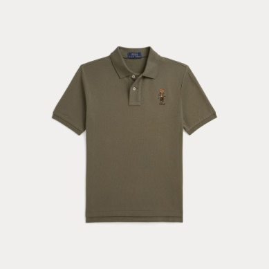 Ralph Lauren Bear Polo in Cruise Olive