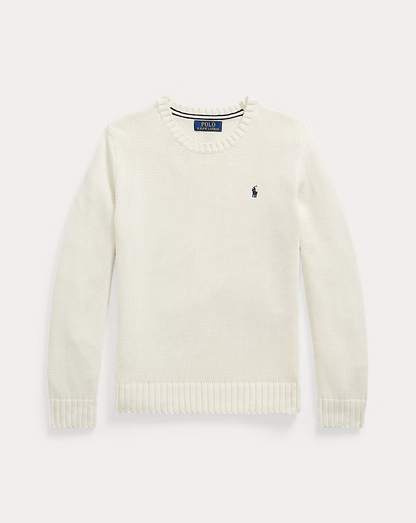 Polo Ralph Lauren katoenen trui – Clubhouse Cream voorkant