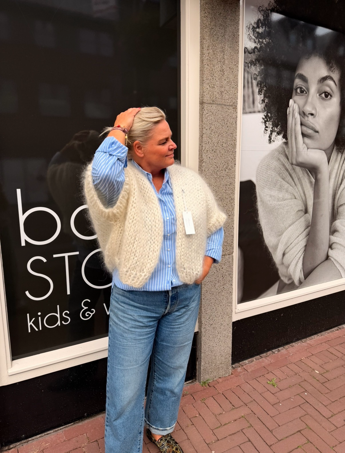 Ariane Knitwear | Ecru Mohair Vest