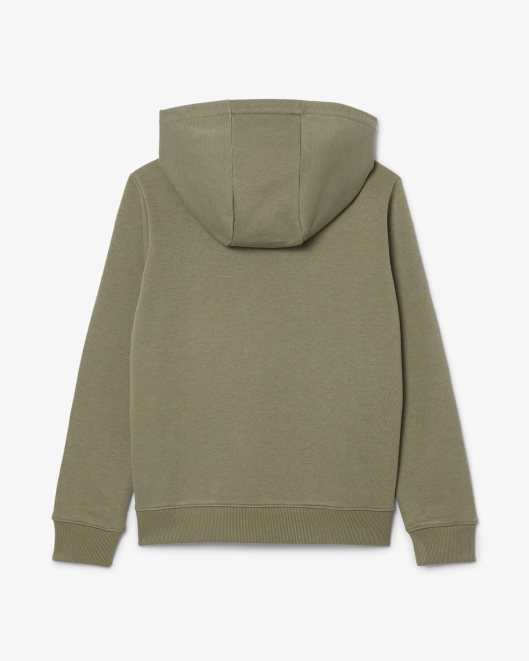 Lacoste Unisex Fleece Hoodie Khaki Green achterkant