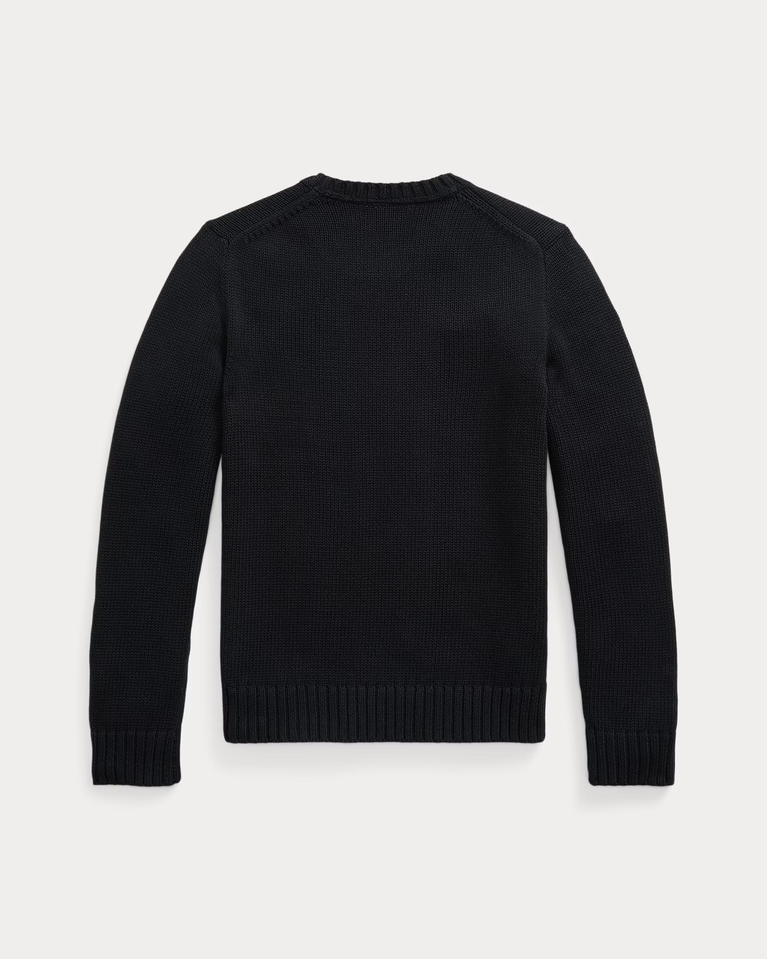 Polo Ralph Lauren katoenen trui – Zwart achterkant