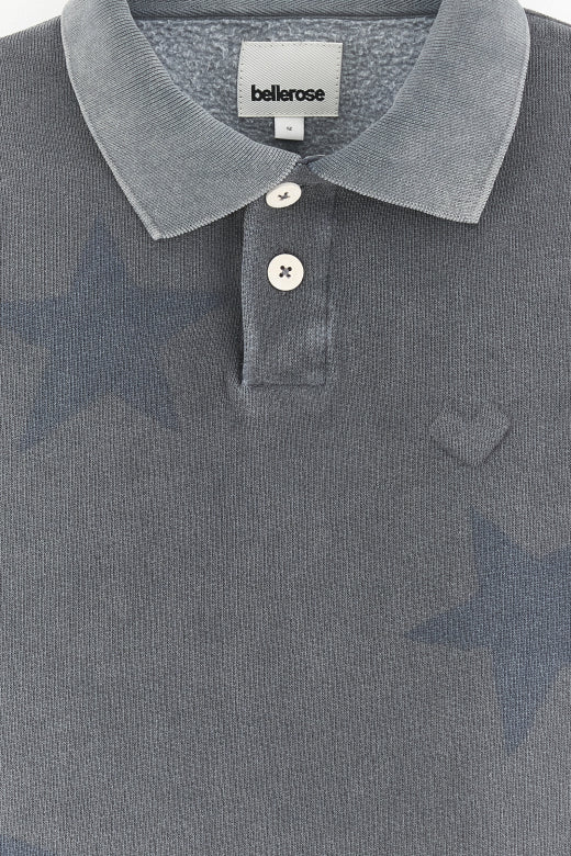 Bellerose | Polo Cropped Donkergrijs Ster