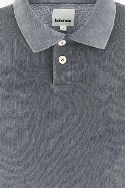 Bellerose | Polo Cropped Donkergrijs Ster