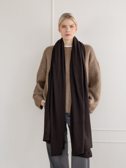 Cosy Sjaalmania | Dark Brown