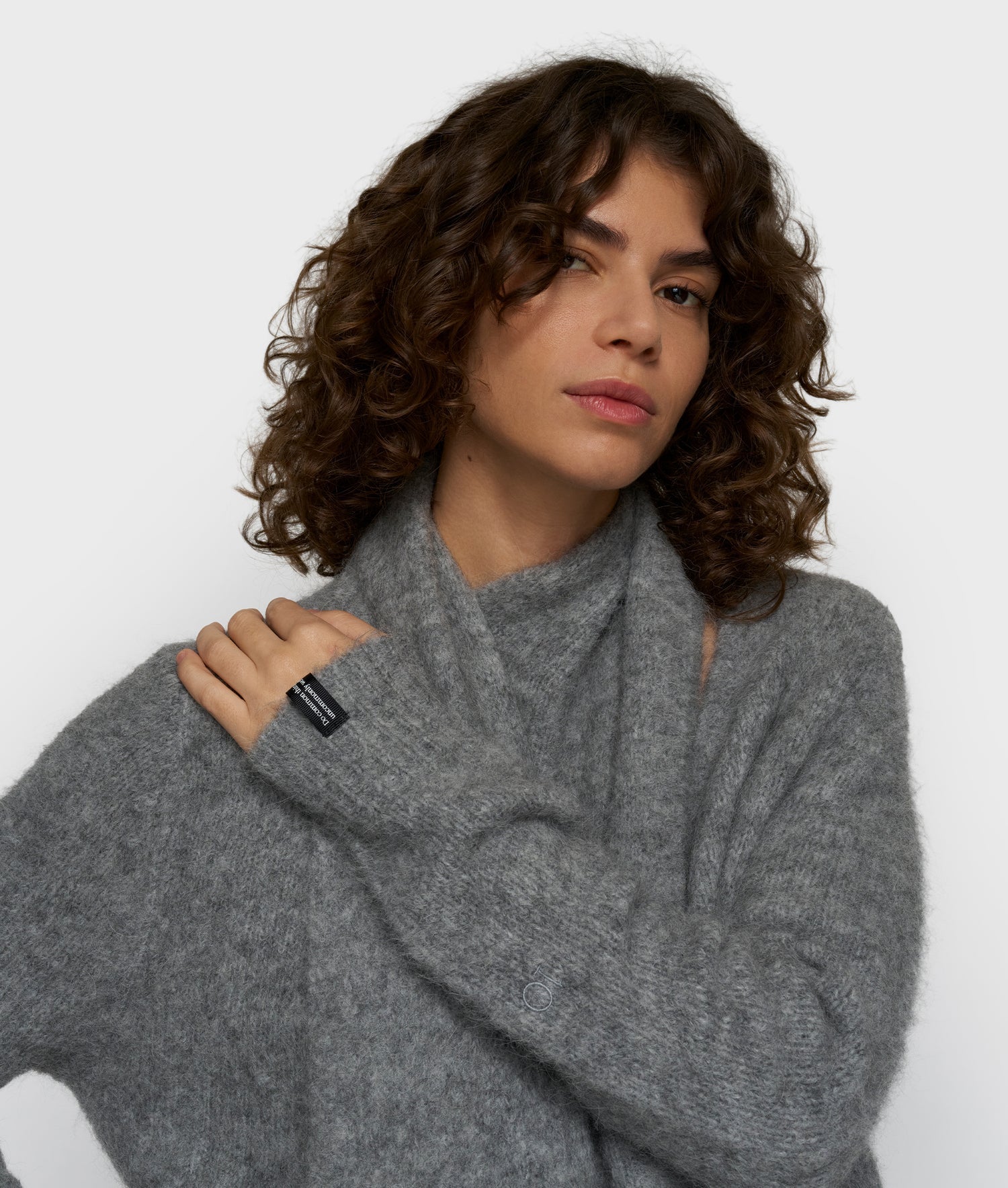 10DAYS | Wrap- over scarf sweat