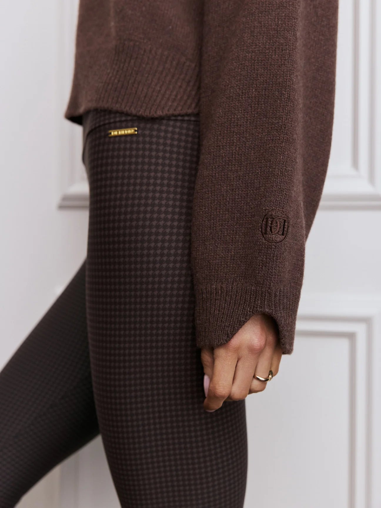 Deblon Classic | High Waist Legging Pied de poule