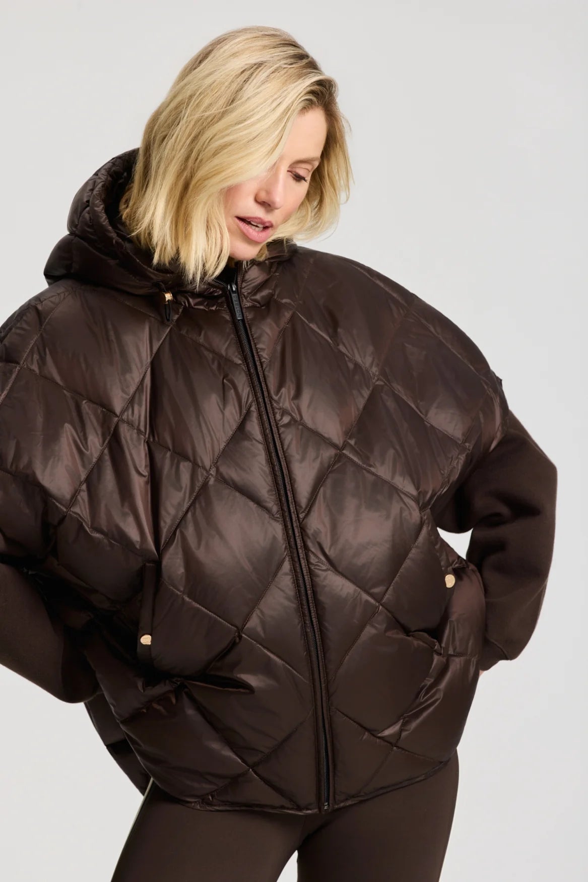 Deblon | Bowie Cape | Dusk brown